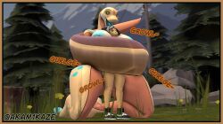 3d belly furry nature_background prey sfm snake source_filmmaker stomach_noises voluptuous vore