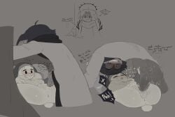 1girls blush bunny bunny_tail clovii_nsfw cum cum_in_pussy female forsaken_(roblox) nonbinary original_character plap pussy roblox roblox_game robloxian tagme two_time vaginal_penetration vaginal_sex