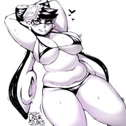 1girls big_breasts bikini breasts callie_(splatoon) chubby chubby_female female lazorchef splatoon thick_thighs thighs