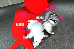 1boy 1girls 3d anal_juice anus ass ass_focus ass_jiggle big_ass big_butt bubble_ass bubble_butt female garry's_mod heart humanoid j_(murder_drones) kaibernation male male/female murder_drones nintendo_(character) robot robot_girl robot_humanoid screen_face sex straight twintails