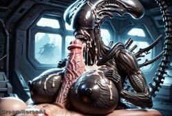 xenomorph from alien (franchise) by creamhorseai