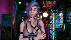 3d ai_angel angelica purple_hair youtube