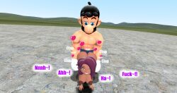 3d 3d_(artwork) ass big_ass big_butt breasts bubble_butt desti_(smg4) dialogue doggy_style garry's_mod gmod heart kaibernation luigi mario_(series) muscles muscular_male nipples onomatopoeia smg4 text