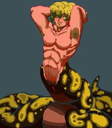 anthro brawl_stars gay gay_male genitals gorgon nude nude_male seductive seductive_look snake snake_man