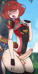 ahe_gao anal_sex blush cum cum_inside cumshot femboy gay genderswap genderswap_(ftm) girly male open_mouth penis plasma-demo pyra rex_(xenoblade) rule_63 sissy testicles xenoblade_(series) xenoblade_chronicles_2 yaoi