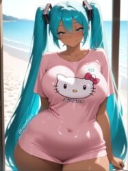brazilian miku from hello kitty by emberdesire