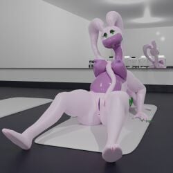 1:1 3d_(artwork) anthro anthro_only ass breasts digital_media_(artwork) exaltr female generation_6_pokemon genitals goodra hi_res looking_at_viewer mature_female nintendo nipples nude pokemon pokemon_(species) pussy solo tail tongue