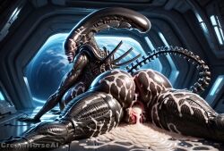 female xenomorph from alien (franchise) by creamhorseai