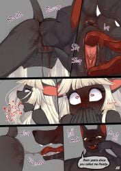 akitokit anubian_jackal anubis comic_page daughter father female furry_female incest jackal male