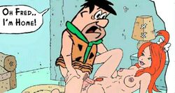 cheating_husband cheating_wife father_and_daughter female fred_flintstone hanna-barbera human karstens male nipples pebbles_flintstone straight the_flintstones the_pebbles_and_bamm-bamm_show