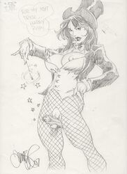 2007 black_and_white dc monochrome straight_hair tagme tim_vigil zatanna