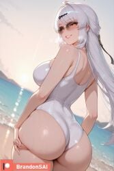 ai_generated big_ass big_breasts big_butt blush brandonsai female female_only full_body fully_clothed hoyoverse huge_breasts mihoyo pov yixuan_(zenless_zone_zero) zenless_zone_zero