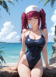 1girls 2d ai_generated ass bare_shoulders belly big_breasts bikini bikini_bottom bikini_top bleach bleach:_the_thousand-year_blood_war curvy curvy_figure detailed dokugamine_riruka double_ponytail eyelashes eyeshadow female female_only fit focus high_quality large_breasts legs light-skin light-skinned_female lips lipstick long_hair looking_at_viewer makeup mascara medium_breasts midriff nero100 outdoors outside pale-skin pale-skinned_female perky_breasts pink_eyes pink_hair ponytail posing seductive seductive_look sexy sexy_pose side_ponytail skinny slim_waist stable_diffusion swimsuit swimwear tagme teenage_girl teenager young