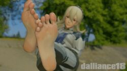 1girls 3d animated corrin_(fire_emblem) dalliance18 feet feet_focus foot_fetish soles solo toes toes_scrunch