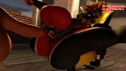 3d_(artwork) absurd_res animal_genitalia animal_vulva anthro ass balls big_balls big_butt big_penis canid canine canine_genitalia canine_vulva canis cervix digital_media_(artwork) dire_wolf duo genitals hi_res humanoid_genitalia humanoid_penis hybrid intersex knight_shadowborne knightsfm male maleherm mammal penis prehistoric_species sergal solo source_filmmaker_(artwork) spread_vulva spreading vulva wolf wolfal