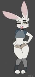 1boy anthro bunny choker clothed clothing eyelashes eyeliner eyeshadow femboy fur furry girly half-closed_eyes makeup male male_only male_shortstack posing solo solo_focus solo_male suggestive tagme texi_(yitexity) trap yitexity