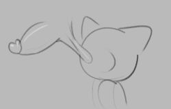 2d_animation ambiguous_gender animated anthro ball_suck balls balls_in_mouth bodily_fluids domestic_cat drooling duo faceless_character felid feline felis fur genitals iamapoliceman male male/ambiguous mammal monochrome open_mouth oral penis saggy_balls saliva saliva_on_balls sex sucking