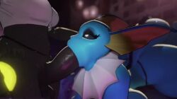 3d 3d_(artwork) 3d_animation 3d_model all_the_way_to_the_base animated anthro aryulewd ass big_ass big_penis cum_in_mouth cum_in_throat cum_inside deep_penetration deepthroat female furry futa_with_female futanari huge_ass huge_balls huge_cock huge_penis no_gag_reflex penis pokemon sound swallowing swallowing_cum tagme umbreon uncensored vaporeon video