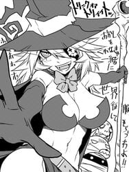 big_breasts black_general breasts eyepatch female fit fit_female halloween_costume mugenjin official_art precarious_woman_executive_miss_black_general solo solo_female solo_focus tagme thick_thighs toned toned_female toned_stomach wide_hips witch witch_costume witch_hat