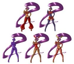 1girls absurd_res ankle_cuffs arms_tied_behind_back black_boots blue_eyes bodysuit bondage boots bowtie bra breasts bunny_ears choker detached_collar dominatrix elbow_gloves fake_animal_ears female fishnet_pantyhose fishnets gimp_mask gimp_suit gloves hand_on_hip harem_outfit hi_res high_heel_boots high_heels high_resolution higher_resolution_duplicate ladyvioli large_breasts latex latex_bodysuit latex_boots latex_gloves leotard looking_at_viewer midriff navel pants pasties playboy_bunny ponytail purple_hair red_bodysuit red_bra red_leotard red_pants reverse_bunnysuit shantae shantae_(character) shoes slave thigh_boots thighhigh_boots tiara vambraces wayforward wrist_cuffs