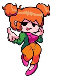 1futa :3 d-side_girlfriend edited edited_art edited_official_artwork erection erection_under_clothes freckles friday_night_funkin friday_night_funkin_(d-side) friday_night_funkin_mod fully_clothed fully_clothed_futa fully_clothed_futanari futanari ginger ginger_hair green_vest guestuser360 light-skinned_futanari orange_pants pink_heels pink_shirt solo solo_focus tagme