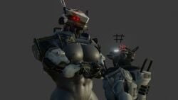 2boys 3d 3d_(artwork) 3d_render angry animated annoyed augghles big_ass big_ass_(male) big_breasts big_titties black_body huge_ass huge_ass_(male) jiggling_breasts machine male/male male_only markings multicolored_body multiple_eyes muscular muscular_male red_eyes robot robot_humanoid shutup spectre_(titanfall) tagme titanfall two_tone_body video white_body white_eyes yapping
