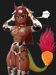 1female 1girl 1girls abs absurd_res absurd_resolution absurdres alternate_version_at_source alternate_version_available artist_logo artist_name artist_signature artist_upload black_eyes brown_body brown_hair brown_skin bubble_text cow_bikini cow_ears cow_girl cow_print cow_print_armwear cow_print_bikini cow_print_legwear cow_print_panties cow_print_thighhighs cowbell cowgirl dark-skinned_female dark_background dark_body dark_skin diadem dragon dragon_girl dragon_horns dragon_humanoid dragon_tail exposed_breasts exposed_midriff exposed_nipples eye_scar eye_wrinkles eyeshadow female female_only fixing_hair garter garter_belt garter_belt_leggings garter_belt_socks garter_straps green_scales hairy_pussy hands_behind_head hi_res high_quality high_resolution highres large_breasts larger_female lingerie lingerie_only long_hair long_tail looking_at_viewer mooing muscle_mommy muscles muscular muscular_female native_american oc original_character original_characters panties pubes pubes_exposed red_horns scales scar scar_across_eye scar_on_face scars shadow small_breasts sole_female solo solo_female solo_focus staring staring_at_viewer startraveler stuttering talking_to_viewer text text_bubble thick thick_ass thick_female thick_thighs thighhighs thighs tits tits_out wrinkles