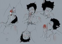 animal_humanoid anus ass balls balls_deep balls_on_face balls_on_nose big_penis bodily_fluids cat_humanoid cum cum_drip cum_in_mouth cum_inside cum_on_face cum_on_lips deep_throat domestic_cat dripping ejaculation erection face_fucking felid felid_humanoid feline feline_humanoid felis fellatio filled_with_cum fluids_drip full_mouth gagging genital_fluids genitals group helfyr humanoid irrumatio licking looking_at_another looking_pleasured male male/male mammal mammal_humanoid masturbation mouth_full neko_f_boy nobodick nude nude_male open_mouth oral oral_penetration penetration penile penis penis_in_mouth penis_lick pubes seductive sex tongue