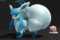 3d ass_bigger_than_head cindablimp diglett feral glaceon huge_ass male massive_ass pokemon pokemon_(species)