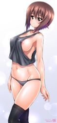 nishizumi maho from girls und panzer by kamogawa tanuki