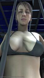 1futa 1girls 3d 9:16 animated ball_caress ball_fondling big_penis bikini bikini_top blonde_hair bra breasts cleavage deepthroat erection fellatio female futa_on_female futanari handjob justausernamesfm light_skin looking_at_viewer metal_gear_solid metal_gear_solid_v oral pantyhose penis pov quiet_(metal_gear) shorter_than_30_seconds sound source_filmmaker taker_pov testicles torn_pantyhose vertical_video video