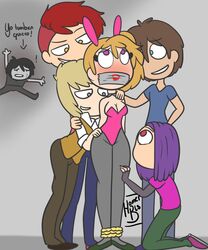 bonnie_(fnafhs) bunnysuit chica_(fnafhs) fnafhs fnafhs_z3ro foxy_(fnafhs) fred_(fnafhs) freddy_(fnafhs) golden_(fnafhs) homerbls imminent_penetration imminent_rape imminent_sex tagme