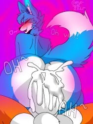 2male anthro anthro_on_anthro back_view big_balls big_penis blush blush bravefox(bygenetricsproto) bravefox(poppyplaytime) closed_eyes, critters_(poppy_playtime) cum fox foxylomar foxylomar(bygenetricsproto) foxylomar(poppyplaytime) furry furry_male gay gay_sex oc orgasm original poppy_playtime poppy_playtime_(chapter_3) protect_critters(poppyplaytime) rear_view sex smiling_critters text