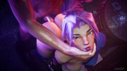 1boy 1girls 1male 3d animated backshots juixgin marvel marvel_rivals no_sound psylocke short_video shorter_than_10_seconds tagme video