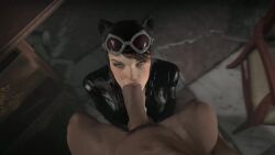 1girls 3d antiheroine batman:_arkham_knight batman_(series) big_penis black_leather black_leather_suit blowjob catsuit catwoman catwoman_(arkham_knight) fellatio female female_focus goggles goggles_on_head green_eyes leather_suit light-skinned_female light_skin male male_pov oral oral_sex penis pixie_cut_hair pov short_playtime shorter_than_10_seconds straight sucking_cock sucking_dick sucking_penis tagme tagme_(artist) unknown_artist video
