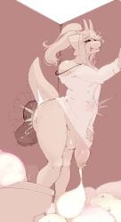 absurd_res anal anal_sex anthro balls biped clothed clothing condom dragon erri_(unyin) eyelashes femboy filled_condom genitals glistening glistening_body glory_hole hair hi_res looking_pleasured male male/male male_penetrated male_penetrating male_penetrating_male mythological_creature mythological_scalie mythology no_underwear penetration penile penile_penetration penis penis_in_ass pupils scalie sex sexual_barrier_device stomach_bulge thick_thighs unyin
