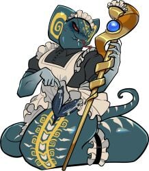 cum_drip cum_dripping_from_penis diphallia diphallism flanco gay lego lifting_skirt maid_outfit maid_uniform male multi_genitalia multi_penis naga ninjago penis scalie scalie_humanoid serpentine skales_(ninjago) snake snake_boy