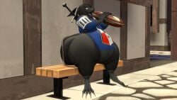 bbw big_ass big_breasts breasts bubble_butt huge_ass huge_breasts kingofthekabuto overweight queenofthekabuto tagme thick_thighs wide_hips