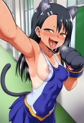 1girls 4k abs ai_generated armpit big_ass big_butt blush blushing_female blushing_profusely breath bubble_ass bubble_butt cat_costume cat_ears cat_girl cat_gloves cat_tail catgirl cleavage deep_cleavage dripping drooling drooling_tongue erect_nipples exposing exposing_breast exposing_nipple exposing_self female female_only hayase_nagatoro huge_ass intentional_exposure intentional_flashing looking_at_viewer narrow_waist naughty_face nipple_slip open_mouth petite petite_body petite_breasts petite_female please_don't_bully_me,_nagatoro posing posing_for_the_viewer presenting_breast presenting_nipple saliva saliva_drip saliva_trail self_upload selfie selfie_pose shiny_skin showing_breasts sideboob skin_tight skirt small_breasts smile smile_at_viewer smug smug_expression smug_eyes smug_face smug_grin smug_smile sweatdrop sweating sweaty sweaty_body sweaty_breasts sweaty_butt tease teasing teasing_viewer thick_nipples thick_thighs tight_clothing tongue wide_hips yeetyboi5000