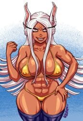 1girls big_ass big_breasts big_thighs boku_no_hero_academia breasts bust busty chest curvaceous curvy curvy_figure dark-skinned_female dark_skin digital_media_(artwork) female hips hourglass_figure huge_ass huge_breasts huge_thighs large_ass large_breasts large_thighs legs mature mature_female miruko my_hero_academia obyan rumi_usagiyama slim_waist thick thick_hips thick_legs thick_thighs thighs voluptuous waist wide_hips wide_thighs