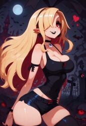 1girls ai_generated blonde_female blonde_hair blonde_hair_female civitai crop_top disgaea disgaea_(series) female female_focus flonne flonne_(fallen_angel) goth goth_girl hylian_r34 long_hair more_at_source petite petite_body petite_breasts petite_female punk punk_girl red_eyes self_upload small_breasts tagme young young_female young_woman