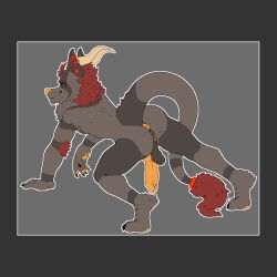 1:1 absurd_res anthro anus ass_up balls canid canine canis cuntboy dragon full-package_cuntboy genitals herm hermaphrodite hi_res hybrid intersex landon_(fellowwolf) looking_at_viewer maleherm mammal multi_genitalia mythological_creature mythological_scalie mythology nude nude_anthro nude_maleherm penis pose pussy scalie solo tasteful_nudity teddy_beihr wolf