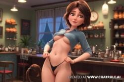 ai_generated aunt aunt_cass boobs_out breasts breasts_out marvel striped_body stripes striptease tagme tits_out video watermark