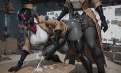 ai_generated anal cum cum_in_ass deadlock futanari intersex mcgold4553 paradox_(deadlock) valve