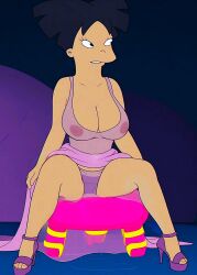 ai_generated amy_wong bra futurama huge_breasts nipples panties see-through spread_legs thighs