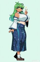 sanae kochiya from touhou by shewwwhore