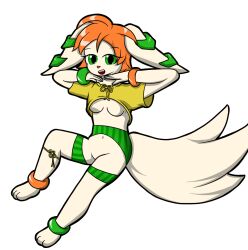 anthro canine emmisbadart female female_protagonist freedom_planet looking_at_viewer milla_basset video_games