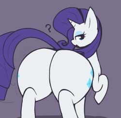 big_ass bubble_butt female friendship_is_magic gravtitty huge_ass my_little_pony pony rarity_(mlp) thick_thighs wide_hips