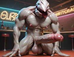 abs ai_generated balls bara big_ass big_balls big_muscles big_nipples big_pecs big_penis booster_rex daddy demogorgon dilf erect_nipples erection gay grey_body huge_balls huge_cock huge_muscles humanoid hunk male male_only monster monstrous_humanoid muscular muscular_humanoid muscular_male navel nipples nude signature solo stranger_things