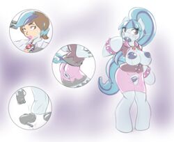 2017 animate_inanimate anthro anus ass blue_hair blush bottomwear breasts brown_hair choker equid equine female footwear furry goo_transformation helixjack high_heels highres horse human_to_anthro human_to_inanimate jewelry large_breasts lips mammal my_little_pony necklace nipples pink_lips pony pussy rubber sequence sex_doll sex_toy_transformation shoes skirt solo sonata_dusk species_transformation standing tail_growth transformation